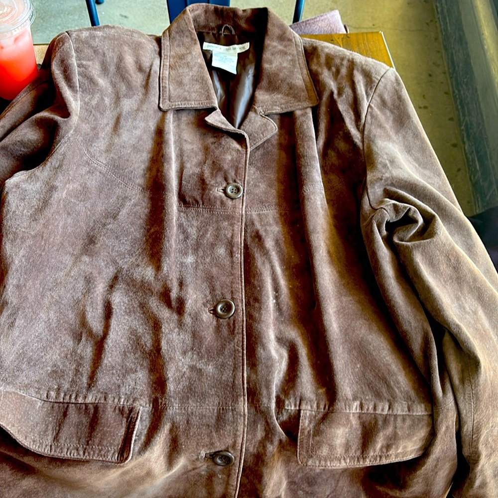 A Jessica Holbrook leather jacket